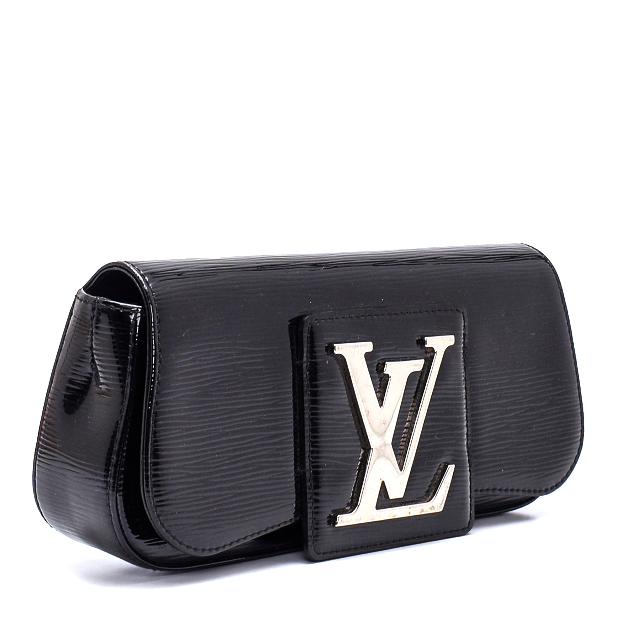 Louis Vuitton - Black Epi Electric Leather Sobe Clutch II
